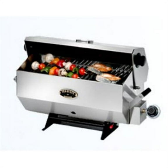 Dickinson Marine 00-SBQ-L Large Sea-B-Que Stainless Steel Marine Grill