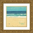 thumbnail image 1 of Dickinson, Robin 12x12 Gold Ornate Wood Framed with Double Matting Museum Art Print Titled - Be Happy!, 1 of 4