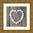 thumbnail image 1 of Dickinson, Robin 20x20 Gold Ornate Wood Framed with Double Matting Museum Art Print Titled - Love and Peace, 1 of 4