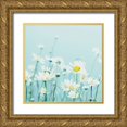 thumbnail image 1 of Dickinson, Robin 26x26 Gold Ornate Wood Framed with Double Matting Museum Art Print Titled - Day Daisies, 1 of 4