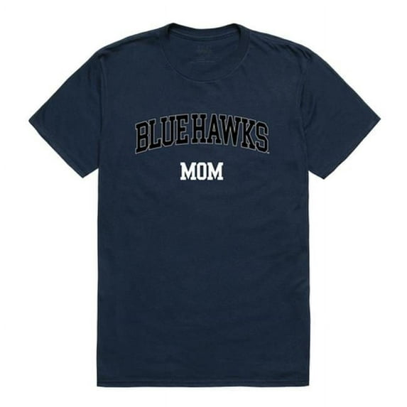 Dickinson State University Blue Hawks College Mom T-Shirt, Navy - Small