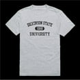 thumbnail image 1 of Dickinson State University Blue Hawks Distressed Arch College T-Shirt, Heather Grey - Small, 1 of 1