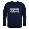 thumbnail image 1 of Dickinson State University Blue Hawks Established Crewneck Sweatshirt, Navy - Large, 1 of 1