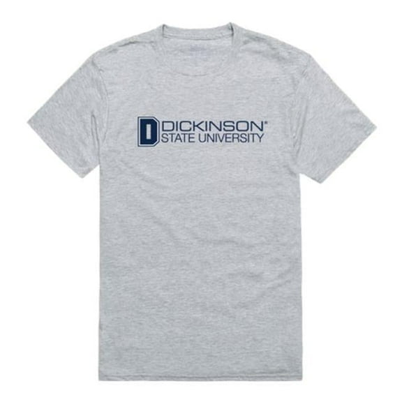 Dickinson State University Blue Hawks Institutional T-Shirt, Heather Grey - 2XL