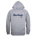 thumbnail image 1 of Dickinson State University Blue Hawks Script Hoodie, Heather Grey - Large, 1 of 1