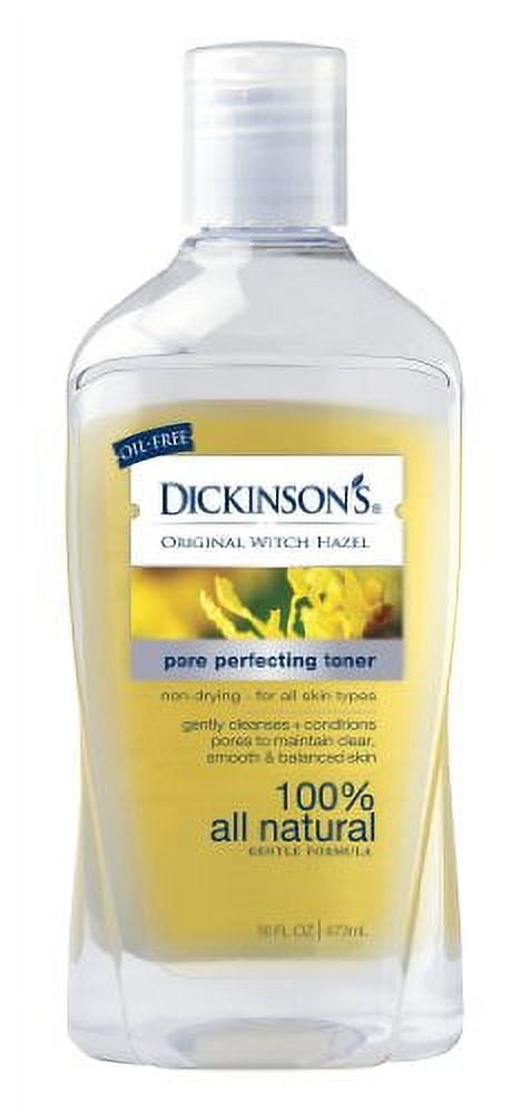 Dickinson's Original Witch Hazel Pore Perfecting Toner Skin 16 oz, 3-Pack
