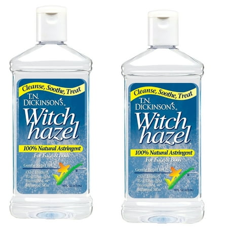 Dickinson's Witch Hazel All Natural Astringent 16 oz (Pack of 2)