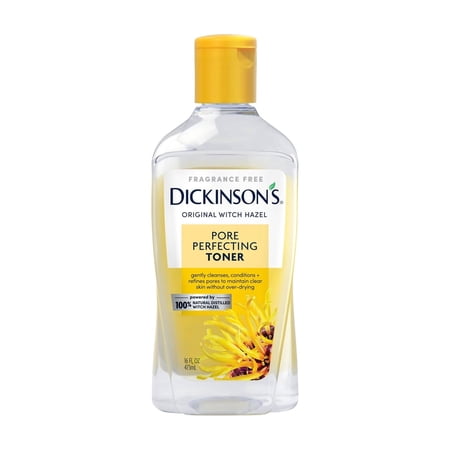 Dickinson's Witch Hazel Pore Perfecting Toner 16 oz (Pack of 2)