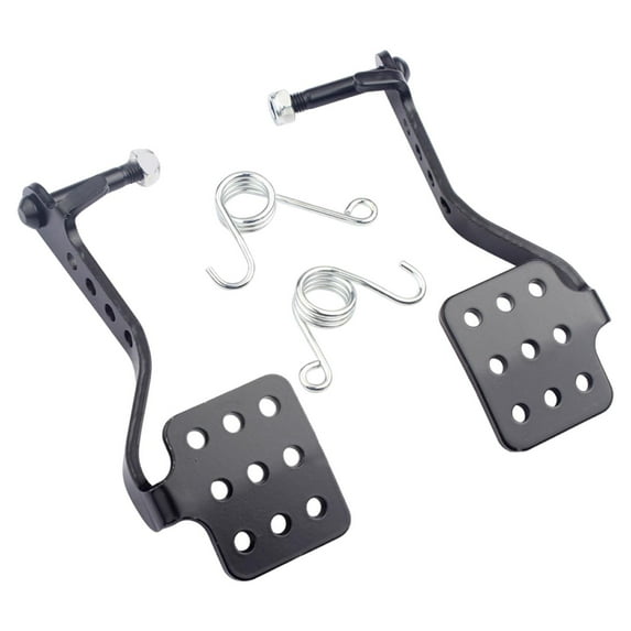 Dickly 1 Pair Go Kart Pedals Assembly Go Cart Brake Throttle Pedals for Road Rocket No Throttle Cable