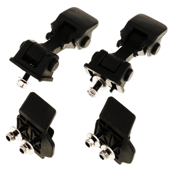 Dickly 1 Pair Hood Lock Latch Bracket Buckle Hold Down Black For Jeep TJ 1997-2007