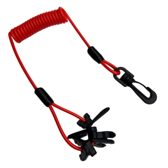 Dickly 1pcs Boat Engine Safety Kill Stop Switch With Lanyard Boat Outboard Engine Motor