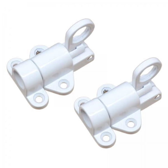 Dickly 2-6pack 2pcs/set Cabinet Pull Ring Spring Load Automatic Door Latch Hasp Lock 2 Pcs