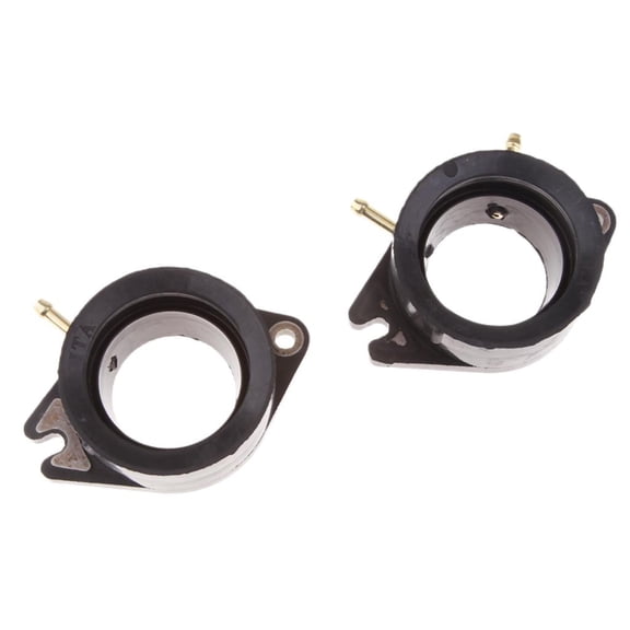 Dickly 2 Pcs 46mm Exhaust Manifold Aspiration Adapter For Yamaha XV700 XV750 Motorcycle