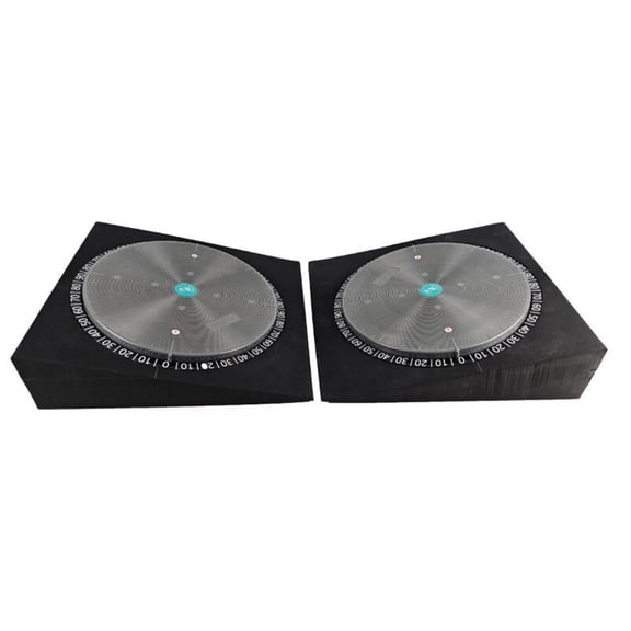 Dickly 2 Pcs Golf Training Board Swing Trainer Balance Pads Plastic Muscle Memory Builder for Unisex Adult Practice in Garage Range or Backyard