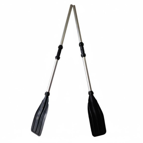 Dickly 2 Pieces Inflatable Boat Paddles Oars Split Shaft Detachable Aluminum Widened Blade for Unisex Adult Kayak Dinghy Lake