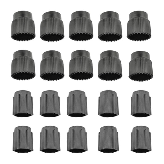 Dickly 20Pcs Air Conditioning Service Cap Ac Cap Leakproof Hat Repair High Pressure Low
