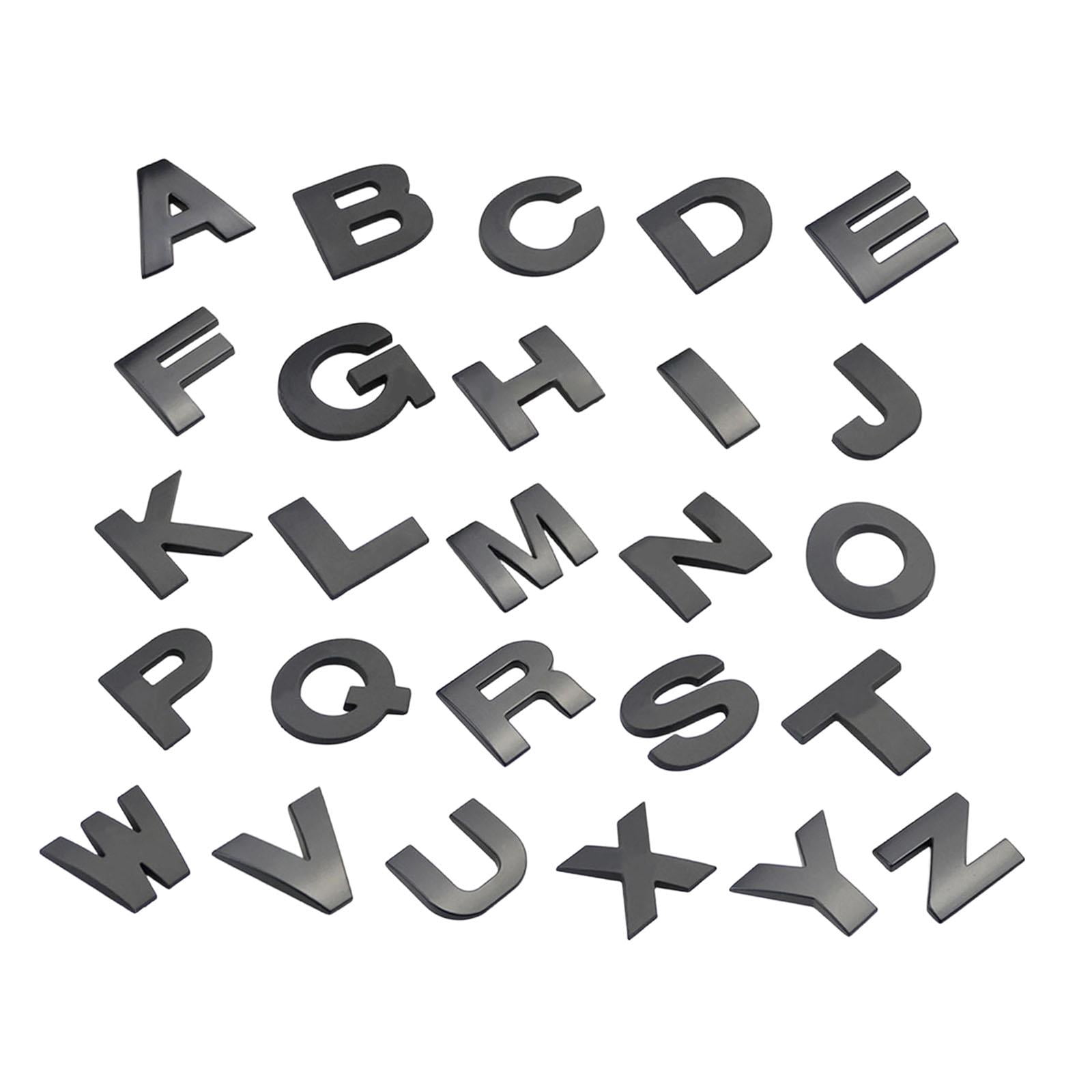 Dickly 26 Pieces 3D English Letter Car Sticker Mark Decor for SUV ...