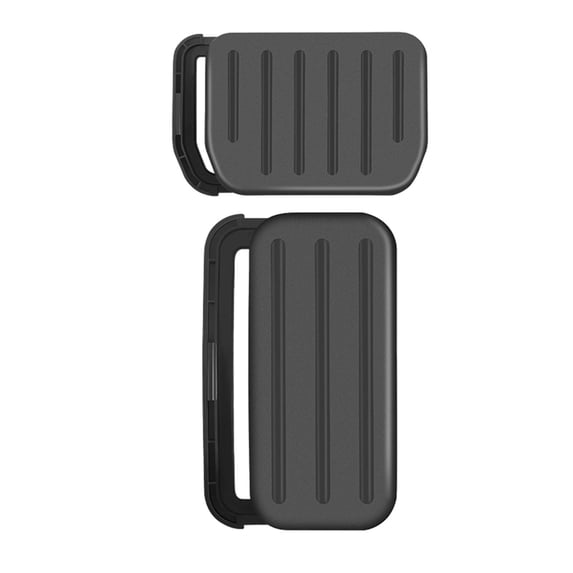 Dickly 2Pcs Car Foot s Set Decoration Anti Slip Brake Pedal Covers Black