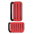 thumbnail image 1 of Dickly 2Pcs Car Foot s Set Decoration Anti Slip Brake Pedal Covers Red, 1 of 9