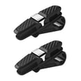 thumbnail image 1 of Dickly 2Pcs Generic Car Visor Sunglasses Holder Double Ends Clip Automotive Accessories, 1 of 9