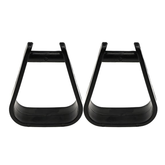 Dickly 2Pcs Kids Stirrups Training Tool Heavy Duty Horse Stirrups Horse Riding Stirrups