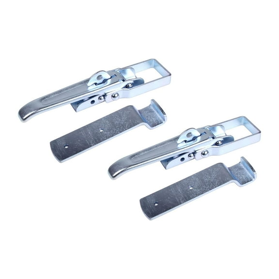 Dickly 2x Galvanized Steel Trailer Lift Gate Latch Hasp Fits for Trailers