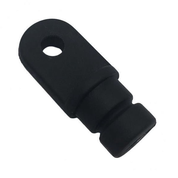 Dickly 2xRound Nylon Marine Canopy Boat Bimini Top Cover Insert 7/8" Tube Eye End , Black, 2 Pcs