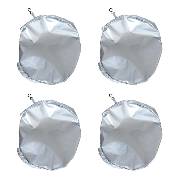 Dickly 4 Pieces Sun Protection Dustproof Oxford Cloth Wear Resistant Generic Spare Tire Diameter 79cm
