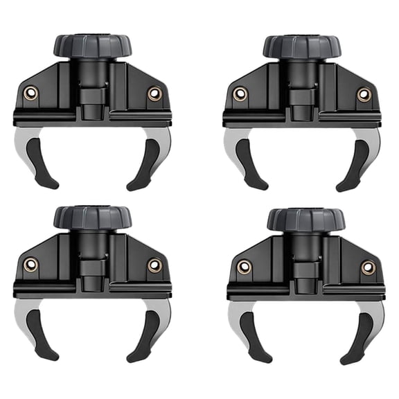 Dickly 4 Quick-release Fasteners for Roof Boxes - Quick And Easy Installation - Versatile And Professional - Accessories for Luggage Carriers Style A