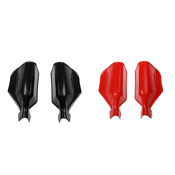 Dickly 4PCS Motorcycle Plastic Handguards 7/8 inch 22mm Handlebar Hand Guards Bike