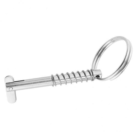 Dickly 4X 6.3x76mm Stainless Steel Quick Release Pin with ring for Boat Bimini Top Deck