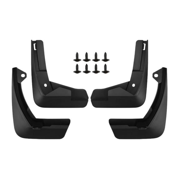 Dickly 4x Car Mud Flaps Front and Rear Mudflaps Replacement Spare Parts Easy Installation Sturdy Repair Part Mudguards for 508L