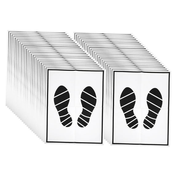 Dickly 50 Pieces Auto Floor Mat Paper Waterproof 38x50cm Oilproof Vehicle Foot Pads Car