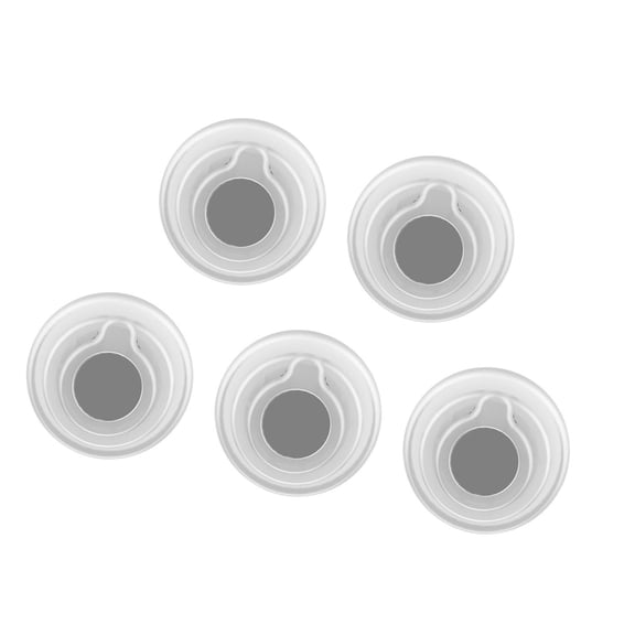 Dickly 5Pcs Shock Stickers for Vehicle Household Door Lightweight Auto Exterior Decoration Door Protection 3x0.7cm