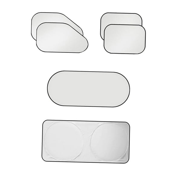 Dickly 6Pcs Car Window Shades Sun Visor Privacy Shade Blackout Suction Cups for