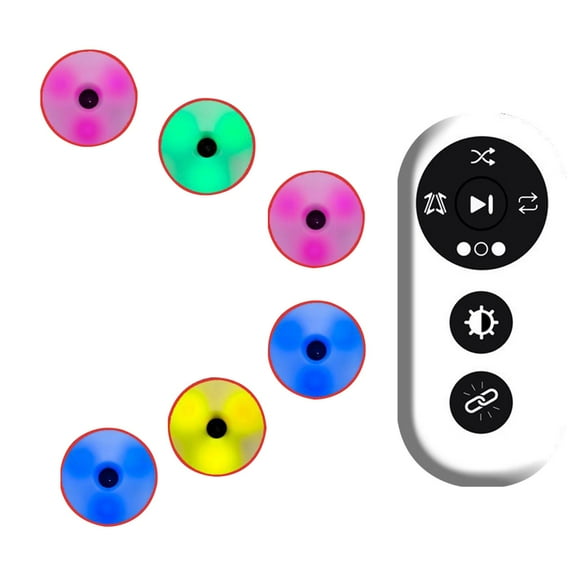 Dickly 6Pcs Reaction Training Light Lamp Multifunctional Running Speed Agility Training