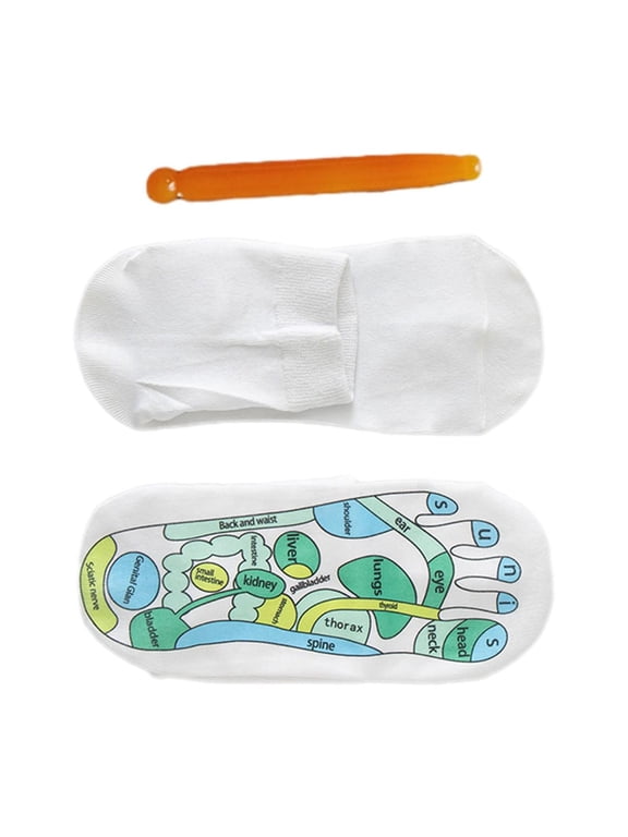 Acupressure Reflexology Socks with Massage Tool, Foot Massage Socks, Acupuncture High