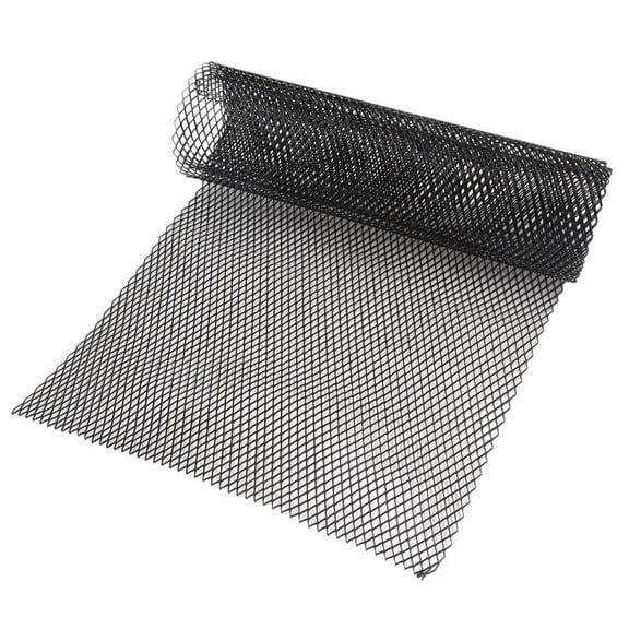 Dickly Anodised Expanded Aluminium Mesh 100x33cm For Car Grill Kit Car Black