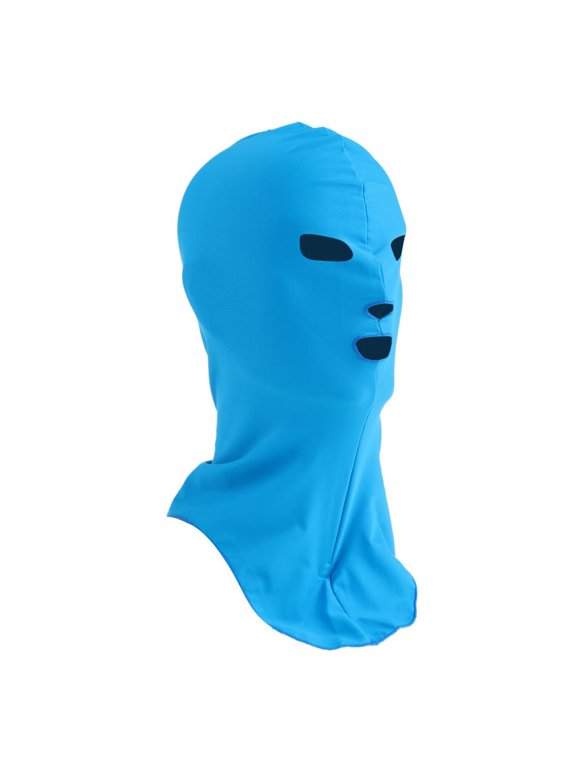 Beachkini Sun Protection Mask Cut Head Cover Neck Cover Available in 3 Colors Lake Blue