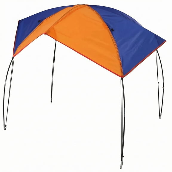 Dickly Boat Cover Inflatable Canopy Watercraft Shade Foldable Arched Frame for Unisex Adult Boating