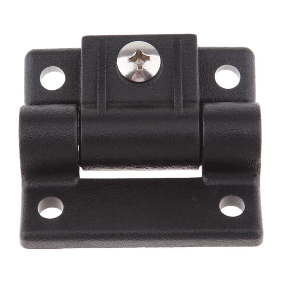 Dickly Boat RV Cabin Door Hatch Cabinet Plastic Marine Butt Hinges 64mmx57mm, Black