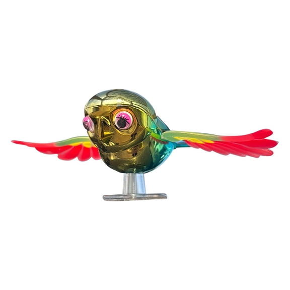 Dickly Car Side Rearview Mirror Bird Decor Cute Universal Gift Photo Props Creative Red Wings