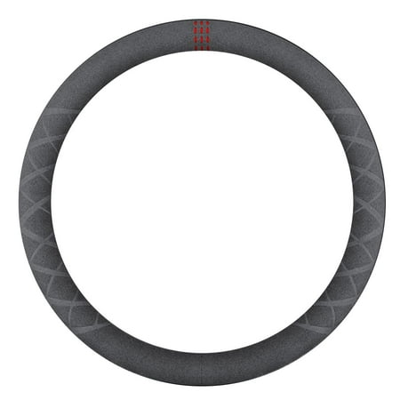 Dickly Car Steering Wheel Cover Suede Breathable Soft for Byd Atto 3 Yuan Plus Red Mark