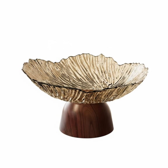 Dickly Centerpiece Bowl Fruit Basket Elevated Pedestal Non Wobble Base for Countertop Coffee Table and Foyer