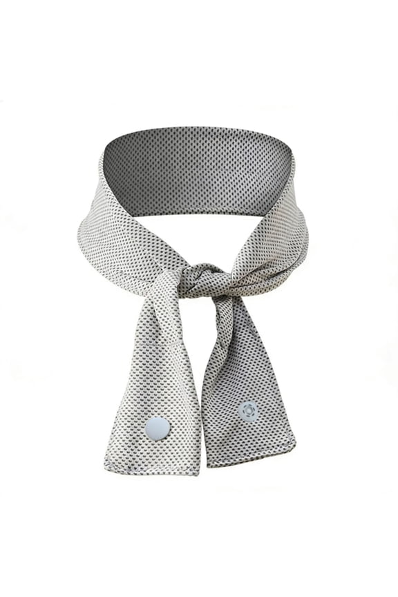 Cooling Towel Neck Wrap Scarf Snap Button Comfort Stretch Polyester for Marathon Training Trail Runs Gym Sessions and Summer Trips