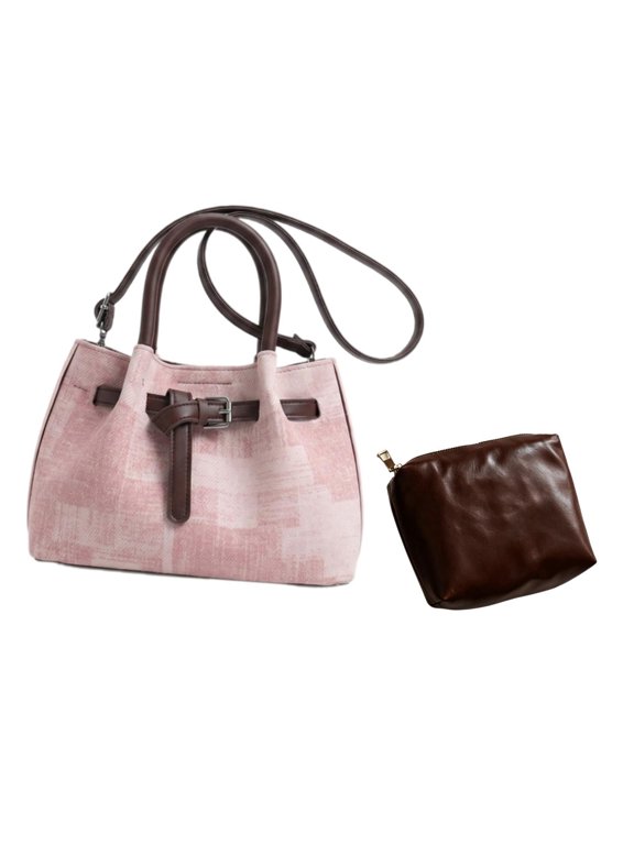 Elegant and comfortable women's shoulder bag, ideal for shopping and travel. Pink