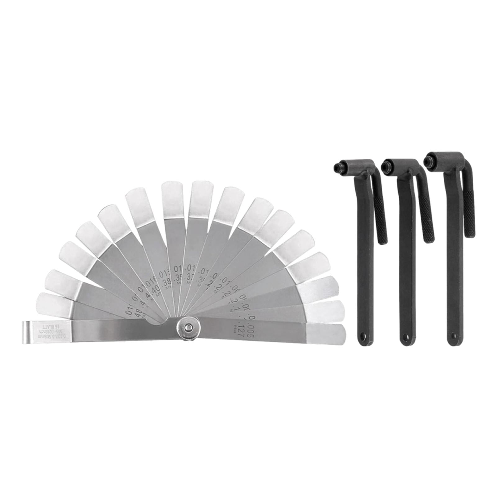 Dickly Feeler Gauge Double Reading Combination Measuring Tool Portable Professional Style B