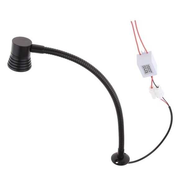 Dickly Flexible LED Map Reading Light/ Interior for Boat RV Car Light - 30cm Tube Black