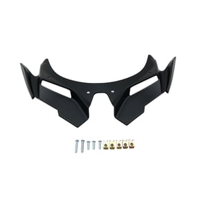 Dickly Front Fairing Aerodynamic Wing Cover Protection Guard Front Aerodynamic Winglets Black