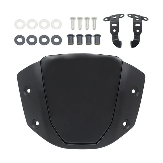 Dickly Front Windshield Front Screen Wind Windscreen High Performance Convenient Replacement Protector Accessories for CB650R black